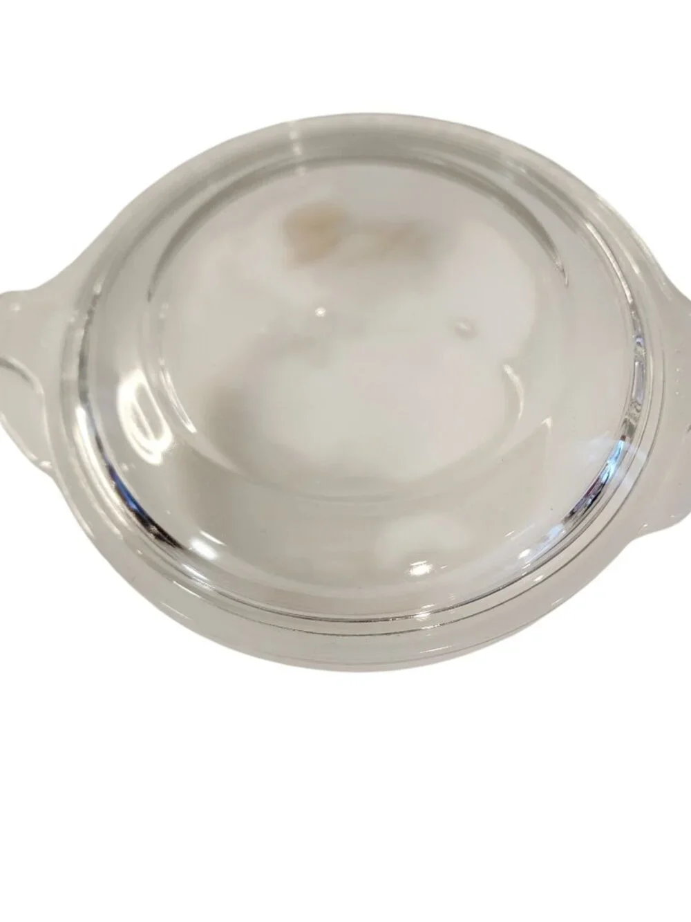 Fire King Wheat Platter mini Bowl with Glass Lid 5.5 x 2 x 4
